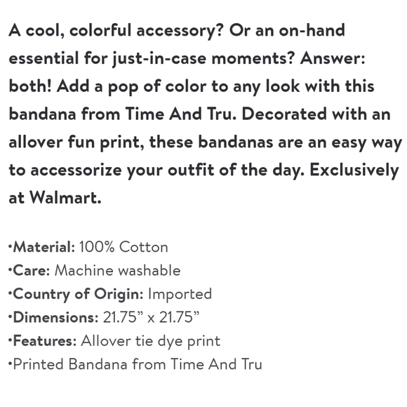 NWT Time And TRU Women's  Bundle Floppy Hat & Polka Dot Bandana - Picture 16 of 16